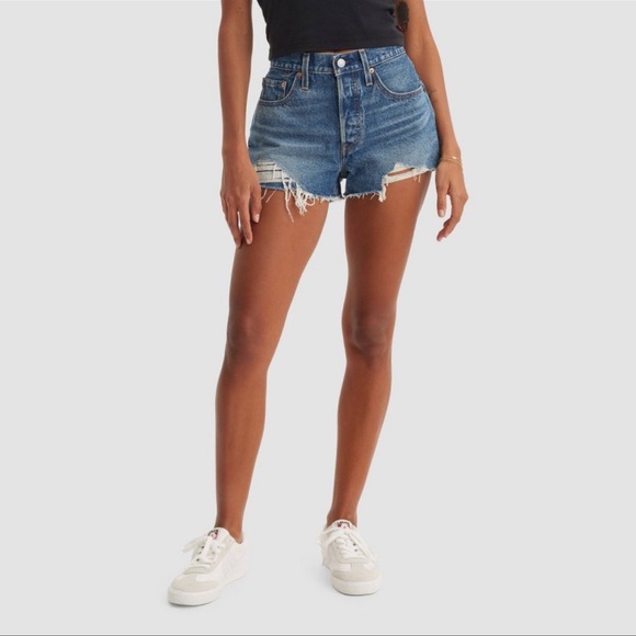 Levi's Pants - Levi’s 501 Original Fit High-Rise Women’s Jean Shorts in Blue, size 25, NWT!